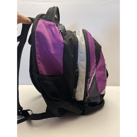 Adidas Backpack Purple amd Grey With Computer / iPad Slot - Picture 3 of 12